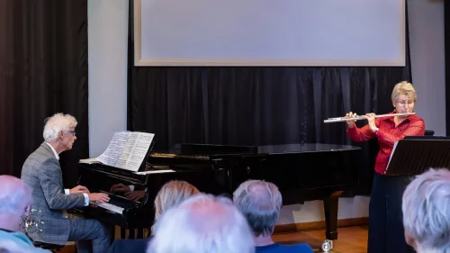 Aegten - Frits Kroese - piano en Irma Vos - dwarsfluit